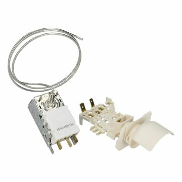 LUTH Premium Profi Parts Thermostat kompatibel mit Bauknecht 484000008626 Ranco K59-S1891500 Mit Halter für Kühlschrank