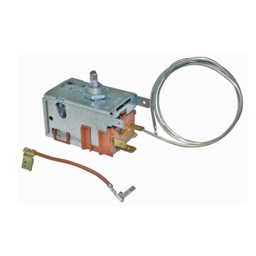 LUTH Premium Profi Parts Thermostat kompatibel mit Bosch 00167231 kompatibel mit Danfoss 077b6510 Mit Brückungskabel für Kühlschrank Kühlgefrierkombination