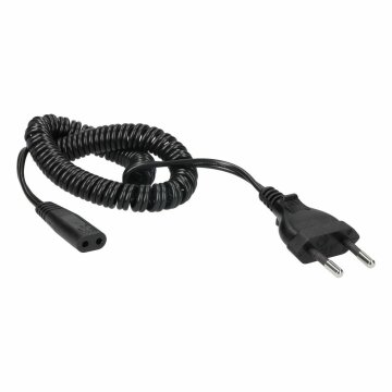 LUTH Premium Profi Parts Kabel Ladekabel Netzkabel 1,5m Rasierer Universal