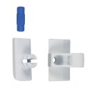 LUTH Premium Profi Parts Lagerset kompatibel mit Bosch 00629561 oben unten für Innere Gefrierfachklappe Kühlschrank