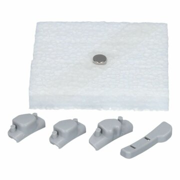 LUTH Premium Profi Parts Rührschüsseleinrastung kompatibel mit Bosch 00601979 Bajonettverschluss Mit Magnetträger für Küchenmaschine