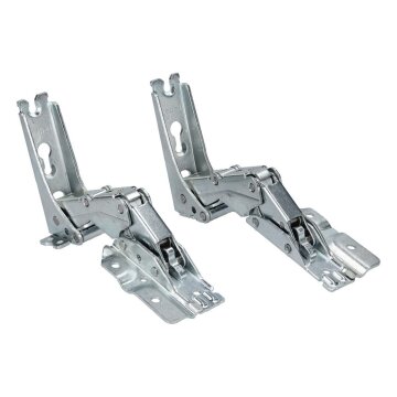 LUTH Premium Profi Parts K10 Scharniersatz oben/unten kompatibel mit Liebherr 7040094 für Kühlschrank