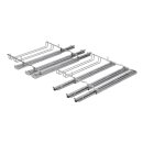 LUTH Premium Profi Parts Auszugsschienen Set für 3 Backbleche Roste kompatibel mit Bosch 17007521 in Backofen