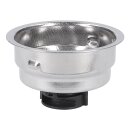LUTH Premium Profi Parts Sieb für Zwei Tassen kompatibel mit Delonghi As00001314 für Espressomaschine Siebträgermaschine