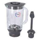 LUTH Premium Profi Parts Mixer-Aufsatz Aus Glas Kah359gl kompatibel mit Kenwood Aw22000005 für Küchenmaschine