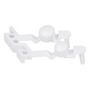 LUTH Premium Profi Parts Tastenkappe 2-Fach kompatibel mit Bauknecht 481241029503 für Waschmaschine