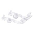 LUTH Premium Profi Parts Tastenkappe 2-Fach kompatibel mit Bauknecht 481241029503 für Waschmaschine