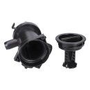 Ablaufpumpe mit Kopf Sieb kompatibel mit Lg 5859en1004b Hanyu B15-6a für Waschmaschine