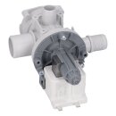 LUTH Premium Profi Parts Ablaufpumpe kompatibel mit Samsung Dc90-11110k Hanyu B20-6a01 mit Kopf Sieb für Waschmaschine