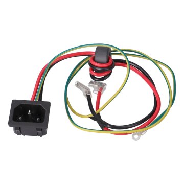 LUTH Premium Profi Parts Anschlusskabel Kaltgerätanschluss kompatibel mit Ecovacs 201-2228-1336 für Staubsauger-Roboter