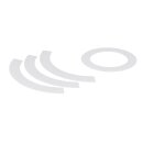 LUTH Premium Profi Parts Klettband Set für Wischplatte kompatibel mit Ecovacs 201-2228-13A9 an Saugroboter