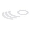 LUTH Premium Profi Parts Klettband Set für Wischplatte kompatibel mit Ecovacs 201-2228-13A9 an Saugroboter