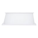 Glasplatte für oben mitte Kühlteil Beko 4659370100 mit Leisten in Kühlgefrierkombination Kühlschrank