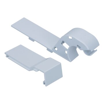 LUTH Premium Profi Parts Türscharnierabdeckung Set links kompatibel mit Samsung Da91-04465a in Kühlgefrierkombination