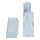 LUTH Premium Profi Parts Türscharnierabdeckung Set links kompatibel mit Samsung Da91-04465a in Kühlgefrierkombination