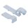 LUTH Premium Profi Parts Türscharnierabdeckung Set links kompatibel mit Samsung Da91-04465a in Kühlgefrierkombination