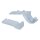 LUTH Premium Profi Parts Türscharnierabdeckung Set links kompatibel mit Samsung Da91-04465a in Kühlgefrierkombination