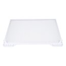 LUTH Premium Profi Parts Glasplatte oben für Gefrierteil kompatibel mit Samsung Da67-04253a 440x385mm mit Rahmen für Kühlgefrierkombination