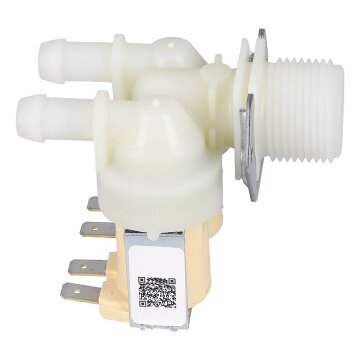 LUTH Premium Profi Parts Magnetventil 2fach 180° mit Reduzierung kompatibel mit Samsung Dc62-00024f für Waschmaschine