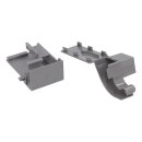 LUTH Premium Profi Parts Türscharnierabdeckung Set links kompatibel mit Samsung Da91-04459a für Kühlgefrierkombination