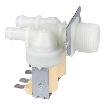Magnetventil 2fach 180° 12mmø kompatibel mit Lg 5220fr1251e für Waschmaschine