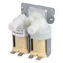 Magnetventil 2fach 180° 12mmø kompatibel mit Lg 5220fr1251e für Waschmaschine