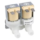 Magnetventil 2fach 180° 12mmø kompatibel mit Lg 5220fr1251e für Waschmaschine
