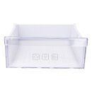 LPPP Gefrierschublade kompatibel mit Beko 4640190300, obere Gefrierfachschublade für Kühl-Gefrier-Kombination, transparent, weiß, kompatibel mit Arçelik, Blomberg, Grundig, Altus, Arctic