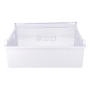 LPPP Gefrierschublade kompatibel mit Beko 4640190300, obere Gefrierfachschublade für Kühl-Gefrier-Kombination, transparent, weiß, kompatibel mit Arçelik, Blomberg, Grundig, Altus, Arctic