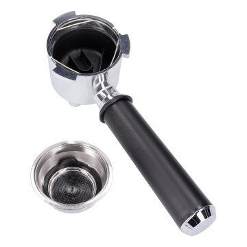 LUTH Premium Profi Parts Siebträger mit Siebeinsatz kompatibel mit Delonghi As00002447 für Kaffeemaschine Siebträger