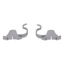 Klemme links Und rechts an Schiene Oberkorb  Bosch 10029558 für Geschirrspüler