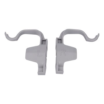 LUTH Premium Profi Parts Klemme links Und rechts an Schiene Oberkorb  kompatibel mit Bosch 10029558 für Geschirrspüler