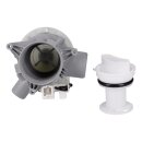LUTH Premium Profi Parts Ablaufpumpe kompatibel mit Beko 2840941600 Arcelik Spw165250e31p-01 mit Kopf Sieb für Waschmaschine