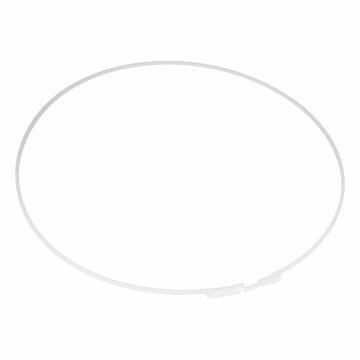 LUTH Premium Profi Parts Spannring Vorne für Türmanschette kompatibel mit Candy 41018408 für Waschmaschine Waschtrockner