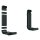 LUTH Premium Profi Parts Umluftset kompatibel mit Bosch HEZ9VDKR1 / 17007180, Ersatz für 17006703, Umluftkit für 60 cm Dunstabzugshauben, Ø 150 mm Alu-Flexschlauch, T-Luftauslass, Schwarz