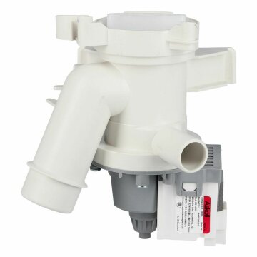 LUTH Premium Profi Parts Ablaufpumpe kompatibel mit Candy 43014233 Askol Rt081301 mit Kopf Sieb für Waschmaschine Waschtrockner