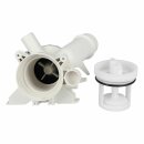 LUTH Premium Profi Parts Ablaufpumpe kompatibel mit Candy 43014233 Askol Rt081301 mit Kopf Sieb für Waschmaschine Waschtrockner