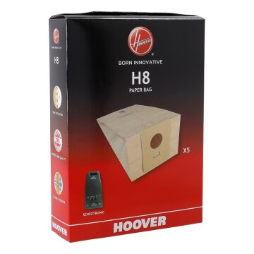 Filterbeutel Hoover H8 09178419 für Bodenstaubsauger 5stk