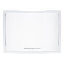 Glasplatte mit Randstreifen 0060206524  für Kühlschrank Haier