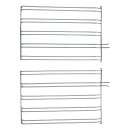 Haltegitter Set links rechts für Backblech Rost Beko 210444741 in Backofen