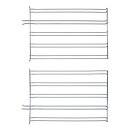 LUTH Premium Profi Parts Haltegitter Set links rechts für Backblech Rost kompatibel mit Beko 210444741 in Backofen