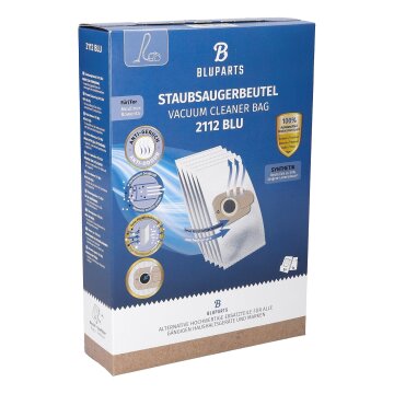 Filterbeutel kompatibel mit Rowenta Zr200520 für Bodenstaubsauger 5 Stk + Filter