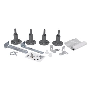 LUTH Premium Profi Parts Montagematerial mit Füßen kompatibel mit Beko 1784430011 für Integrierte Geschirrspüler