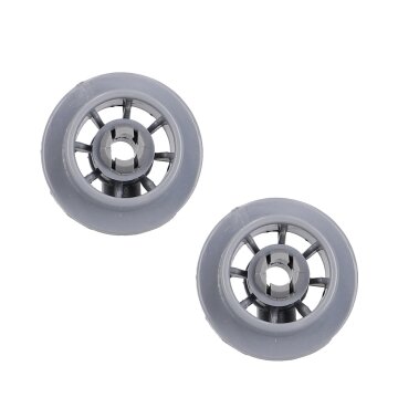 LLUTH Premium Profi Parts 2x Korbrolle Rolle für Unterkorb kompatibel mit Bosch 00165314 165314 in Geschirrspüler Spülmaschine