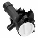 LUTH Premium Profi Parts Ablaufpumpe kompatibel mit Candy 41042258 Askoll mit Kopf + Sieb für Waschmaschine Waschtrockner