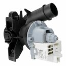 LUTH Premium Profi Parts Ablaufpumpe kompatibel mit Candy 41042258 Askoll mit Kopf + Sieb für Waschmaschine Waschtrockner