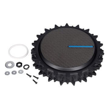 LUTH Premium Profi Parts Rad kompatibel mit Ecovacs 201-2326-0105 für Staubsauger-Roboter