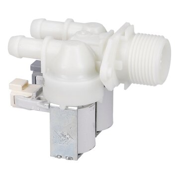 LUTH Premium Profi Parts Magnetventil 180° 2x12mmø kompatibel mit Beko 2466302002 für Waschmaschine