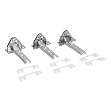 LUTH Premium Profi Parts Türscharnier Set Einbau kompatibel mit Bosch 00268699 für Kühlschrank 3stk