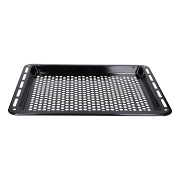 LUTH Premium Profi Parts Airfry Grillblech kompatibel mit Bosch Siemens Neff HZ629070W 17007163, Backblech Air Fry 455 x 375 x 28 mm, emailliert, gelochter Boden, Backofen Zubehör